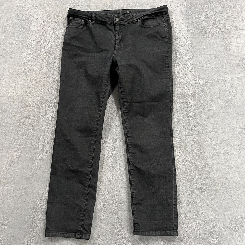 Prana Jeans Womens 14 32‎ Organic Cotton Black Western Grunge Y2k Denim Stretch